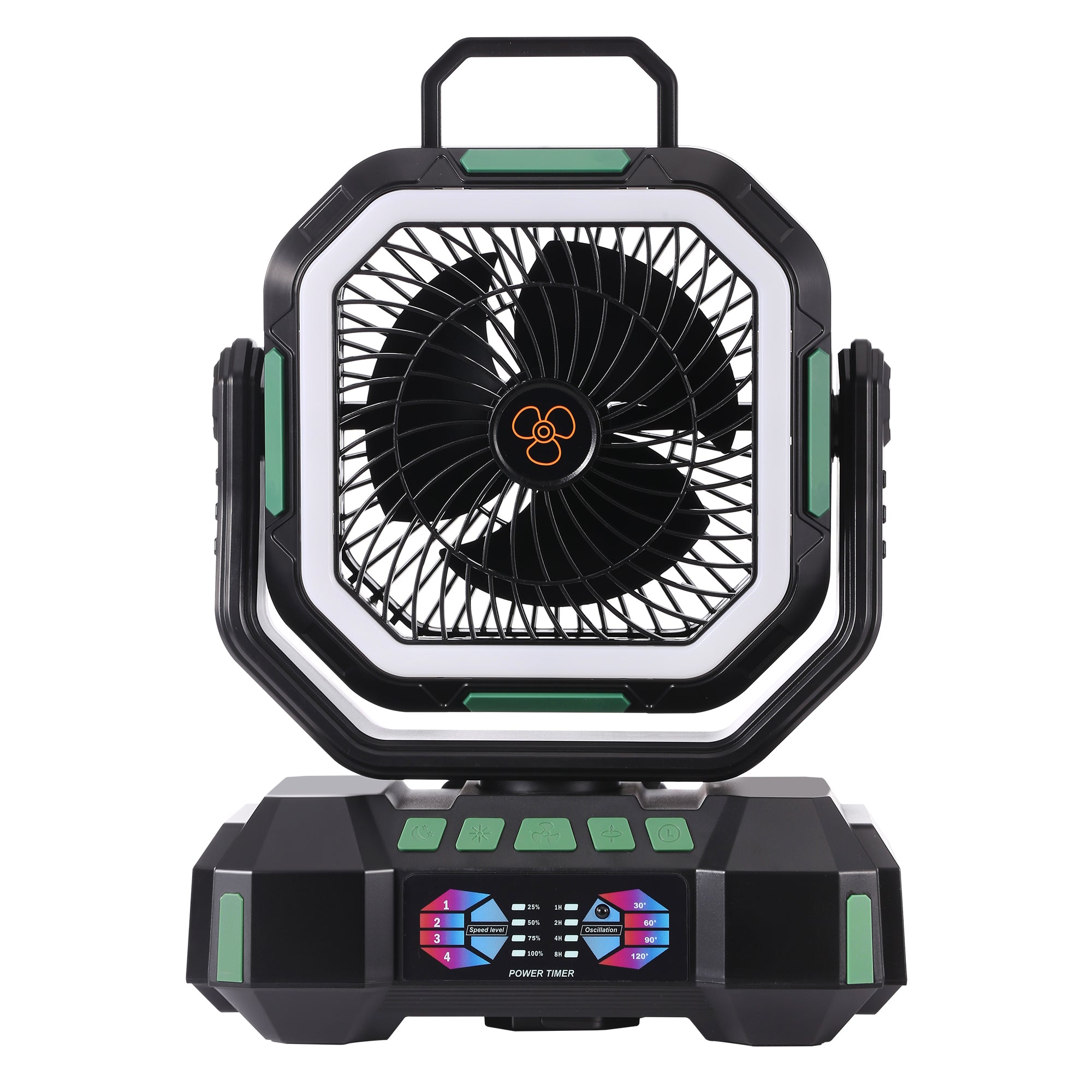 Outdoor Comfort System Portable Camping Fan, Lantern & Power Bank